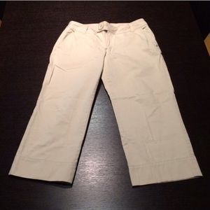 Khaki Capri Pants